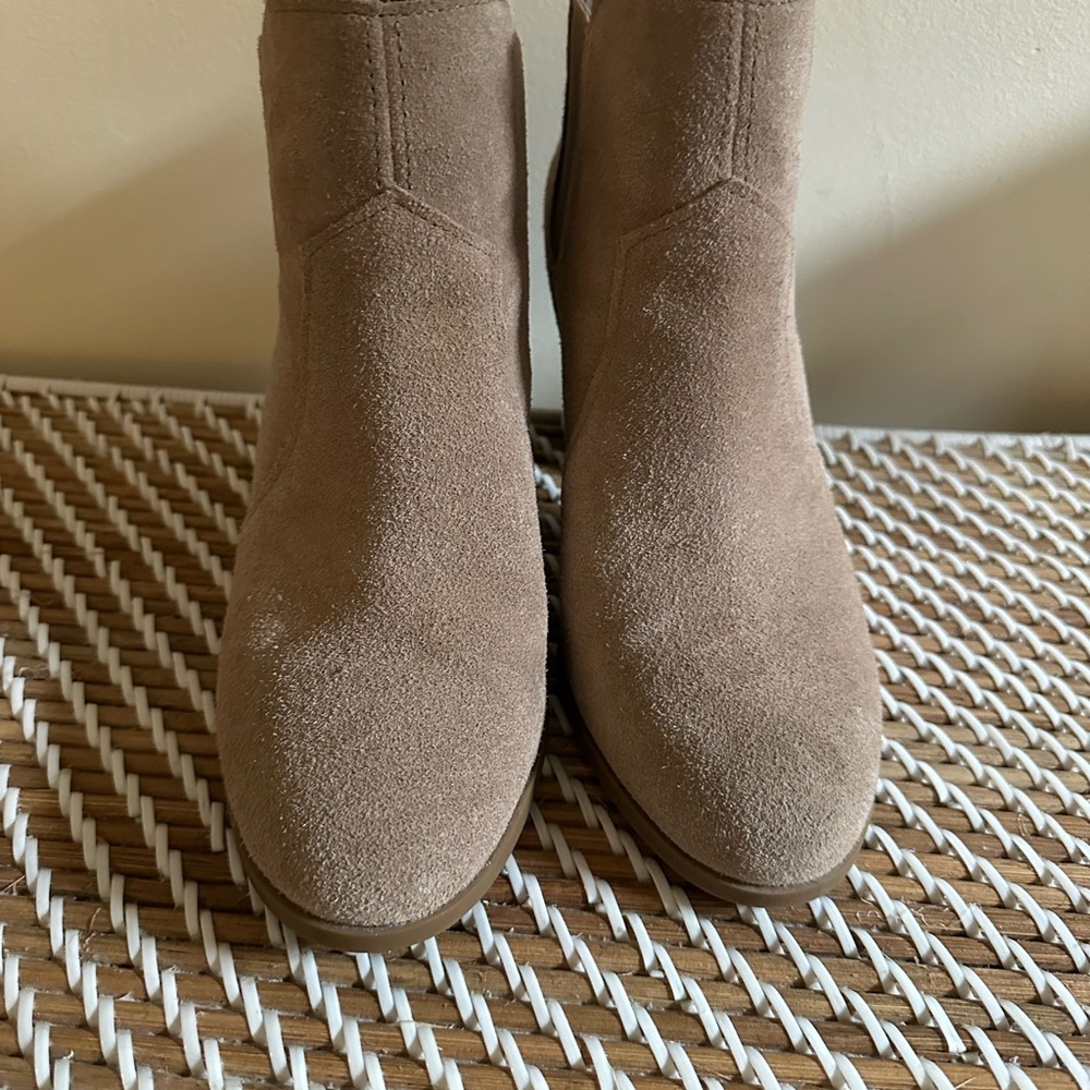 UGG Tan Suede Ankle Booties